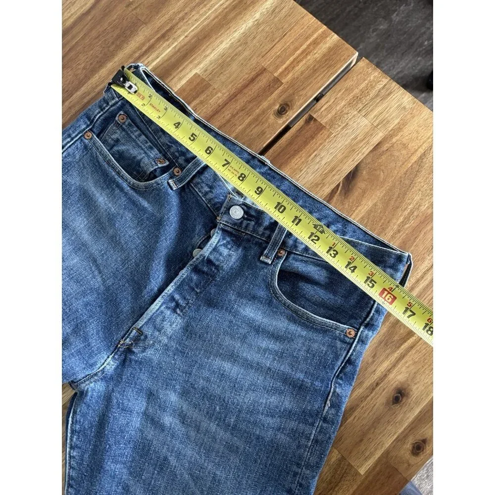 Levi's 501 Men Pants 33X32 Denim Original‎ Fit Straight Button Fly (waist 32)